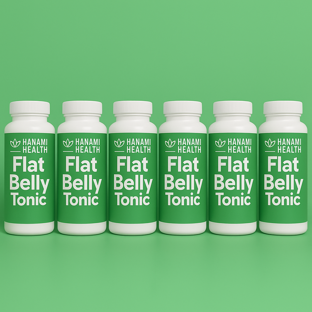 Hanami Flat Belly Tonic - 6 Months - Only $35 Per Bottle